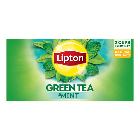 Lipton Green Tea Mint – Boîte de 25 Sachets