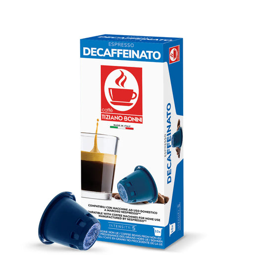 Bonini Deccaffeinato Boite 10 Capsules Compatibles Nespresso
