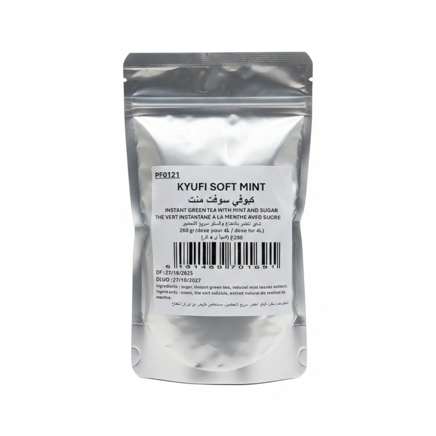 Kyufi Soft Menthe – Sachet 260 g avec sucre