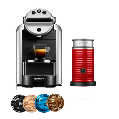 Bundle Professionnel Zenius – Machine + Aeroccino + 200 Pods