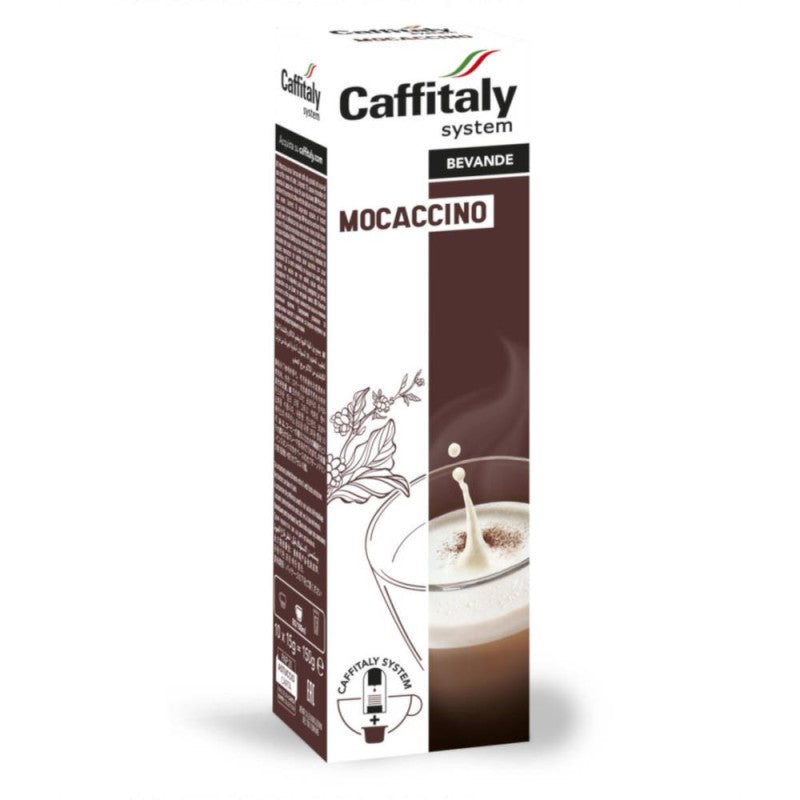 Caffitaly Mocaccino Box de 10 capsules de 15g (Compatibles Machine Caffitaly)