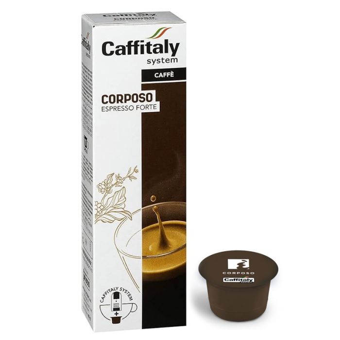 Caffitaly Corposo Box de 10 capsules de 8g (Compatibles Machine Caffitaly)