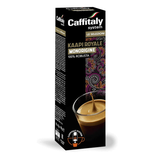 Caffitaly Kaapi Royale Box de 10 capsules de 8g (Compatibles Machine Caffitaly)