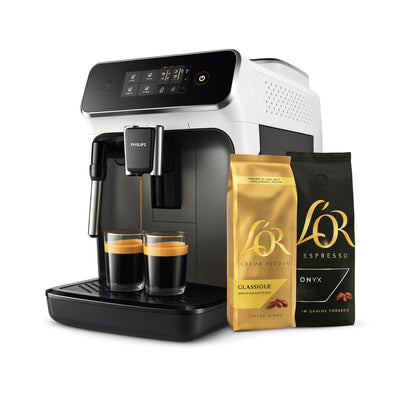 Philips EP 1223/00 + 2 paquets L’OR 500 g offerts.