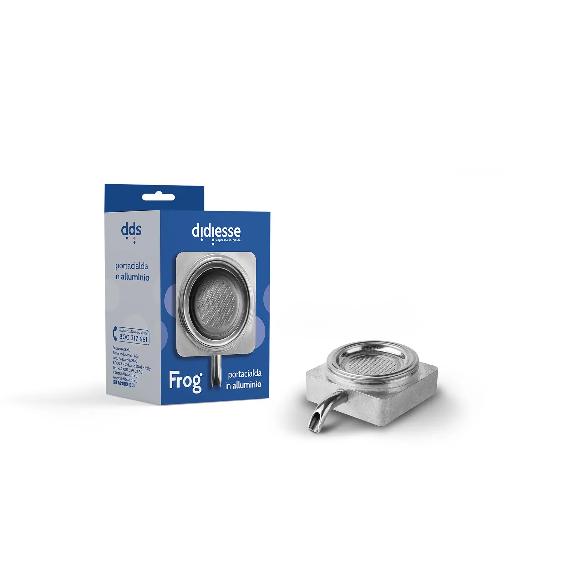 Porte-dosette en aluminium pour Didiesse Frog