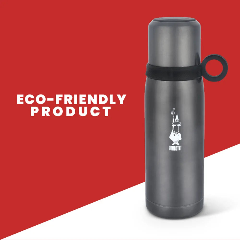 Bialetti Bouteille Isotherme en Acier Inoxydable – Double Paroi
