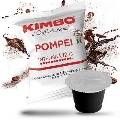 KIMBO Pompei Compatibles Nespresso® – Boîte de 100 Capsules
