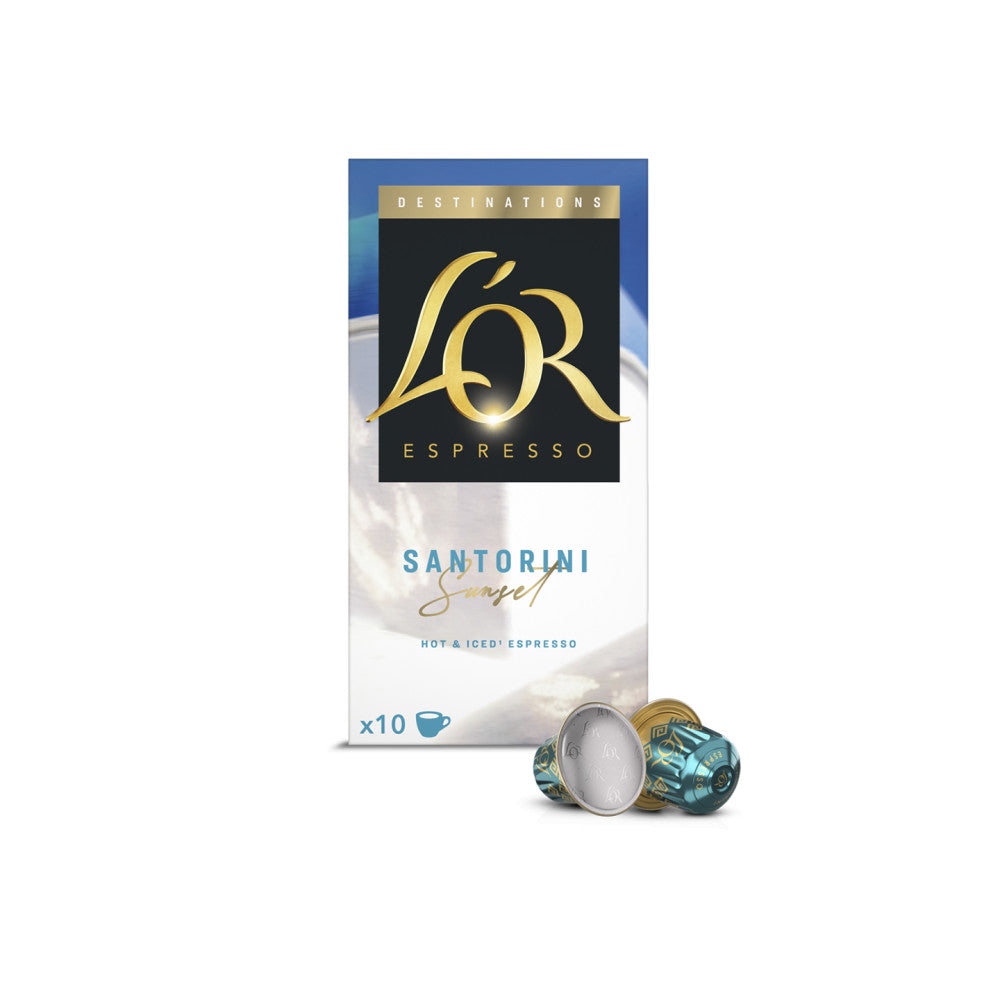 L’OR Santorini – 10 Capsules de café compatibles Nespresso