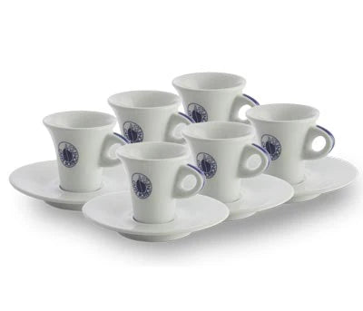 6 Tasses à Expresso Borbone