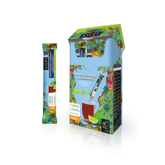 KYUFI THÉ NOIR À LA BERGAMOTE SANS SUCRE