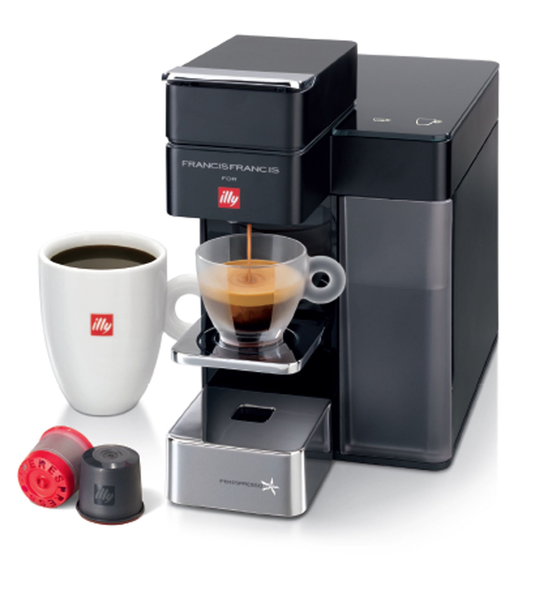MACHINE ILLY Y5 – Espresso & Americano Compatibles avec illy Iperespresso